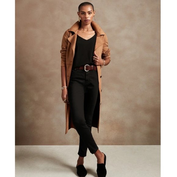 Banana Republic Factory Denim - NWT Banana RepF High Rise Fade Resist Skinny Jean 28P / 6P Black F150